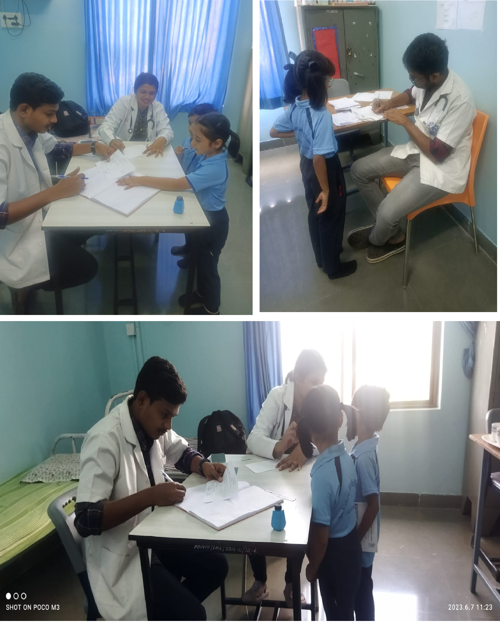 Heath Check-up of Primary Section Students 06 June to 09 June 2023 